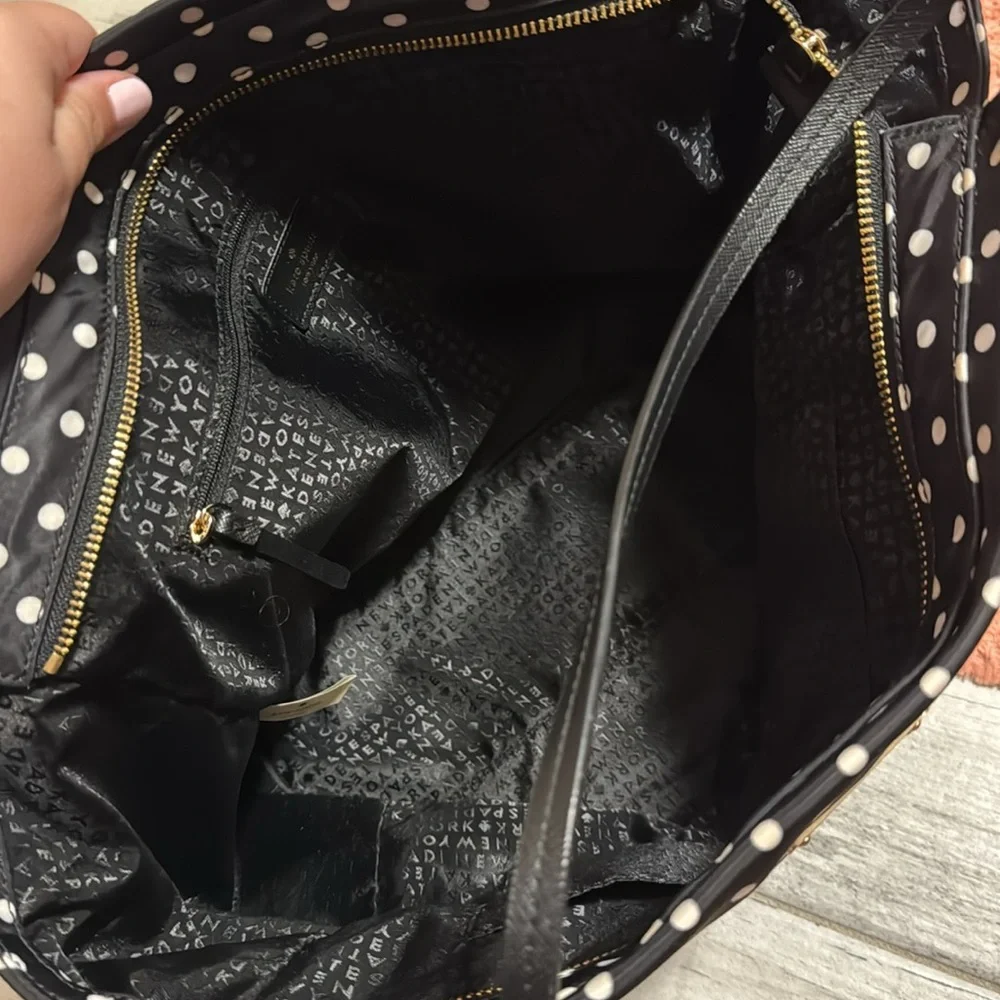 Kate spade polk dot shoulder purse - Picture 3 of 5
